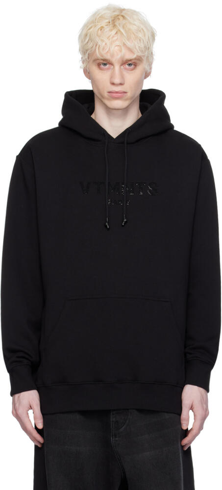 VTMNTS Black Crystal Hoodie Cover