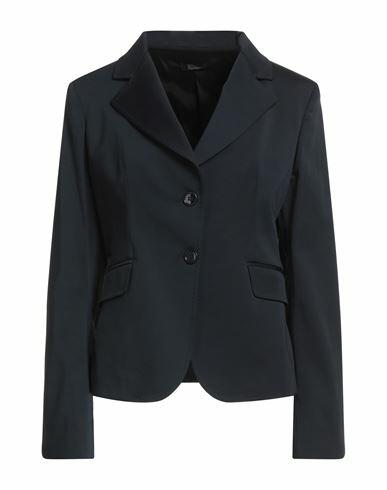 Hanita Woman Blazer Midnight blue Acetate, Polyester Cover