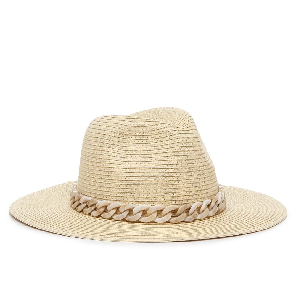 Kelly & Katie Chain Link Panama Hat | Women's | Light Natural Beige Cover