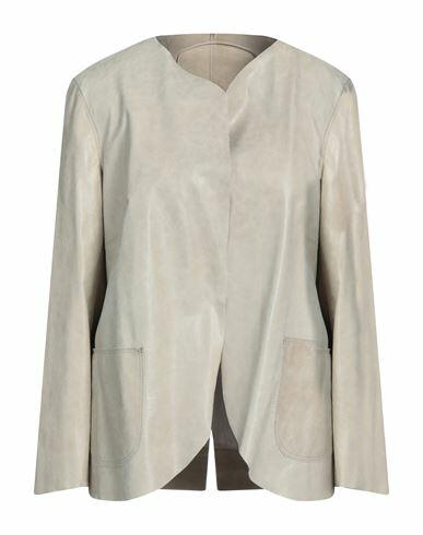 Salvatore Santoro Woman Blazer Beige Ovine leather Cover