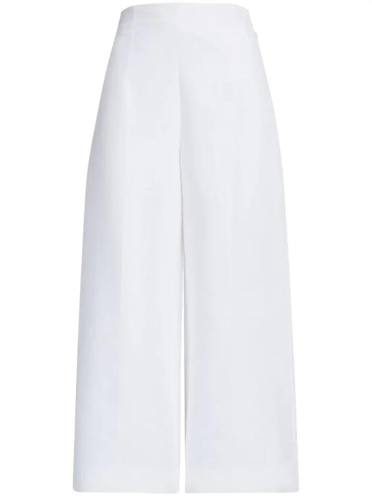 Marni wide-leg cropped trousers - White Cover