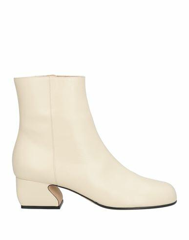 Si Rossi By Sergio Rossi Woman Ankle boots Beige Leather Cover