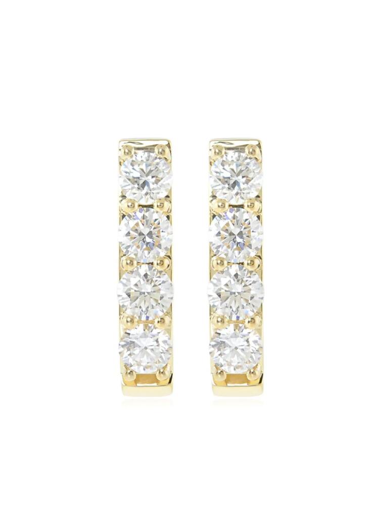 ALINKA 18kt yellow gold Linka Grande diamond hoop earrings Cover