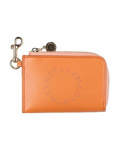 Stella Mccartney Woman Document holder Orange Textile fibers Cover