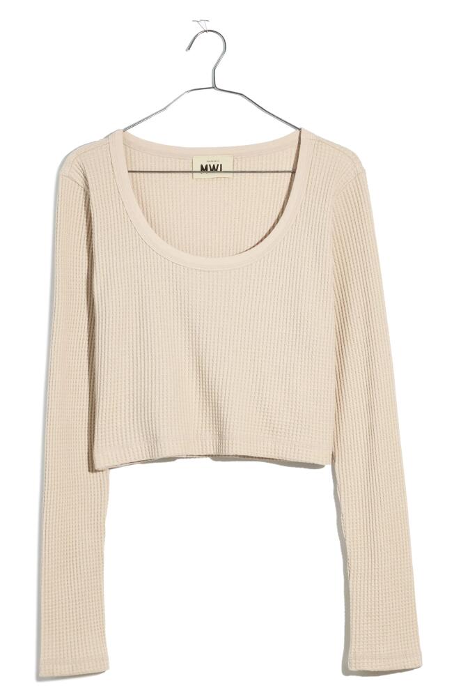 MWL Waffle Long Sleeve Crop Top in Harvest Moon Cover