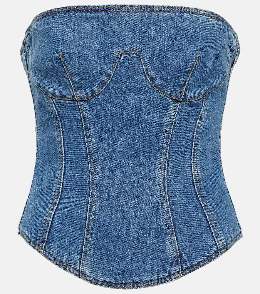 Magda Butrym Denim corset Cover