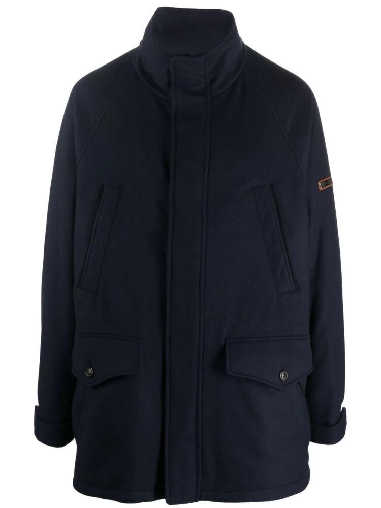 Ralph Lauren Purple Label cotton wool blend parka - Blue Cover