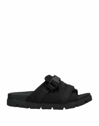 Prada Man Sandals Black Textile fibers Cover