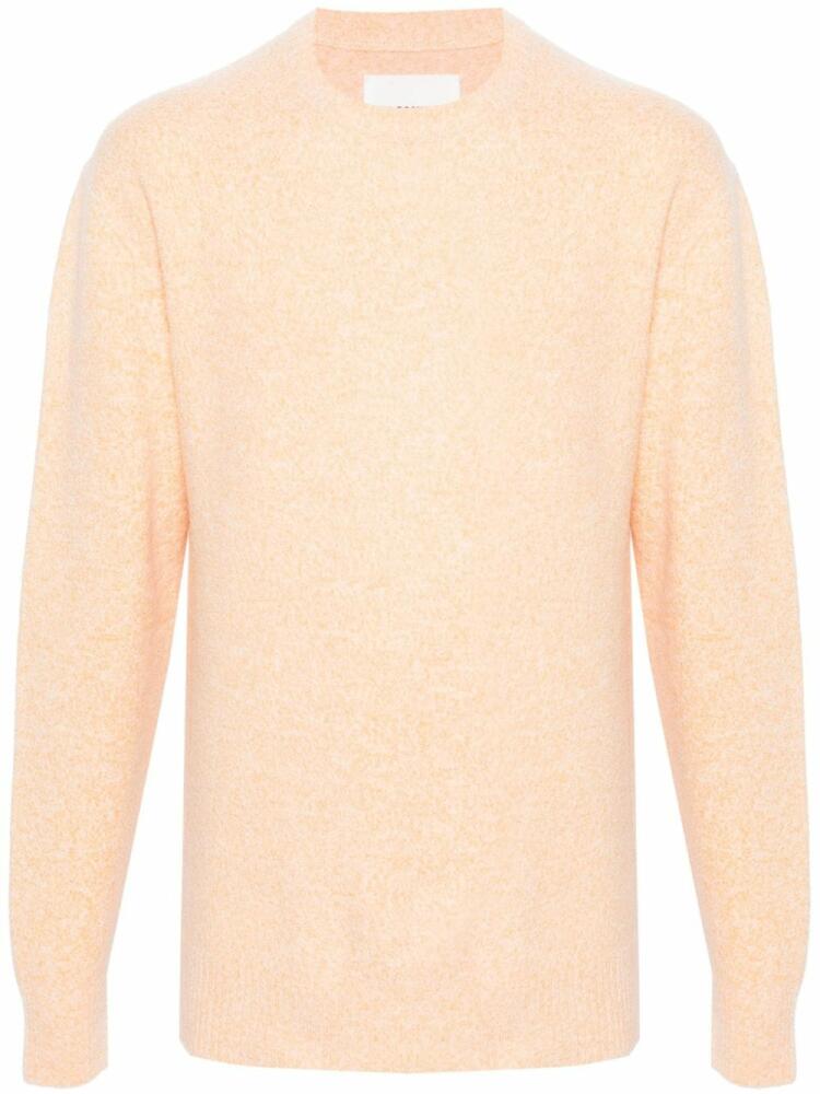 Jil Sander crew-neck speckle-knit jumper - Orange Cover