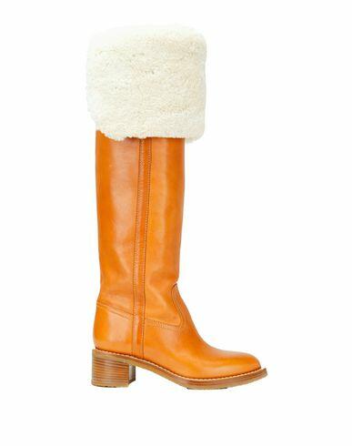 Celine Woman Boot Tan Soft Leather Cover