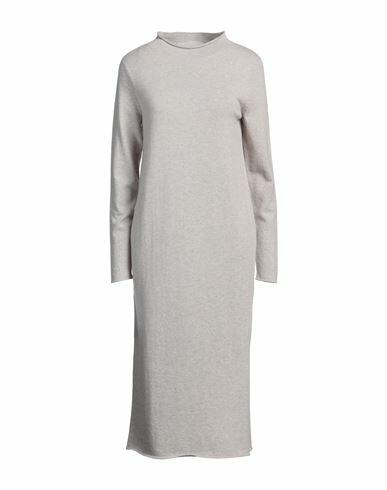 Fedeli Woman Midi dress Grey Cashmere Cover