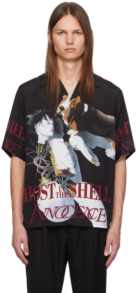 WACKO MARIA Black 'Ghost In The Shell 2 Innocence' Shirt Cover