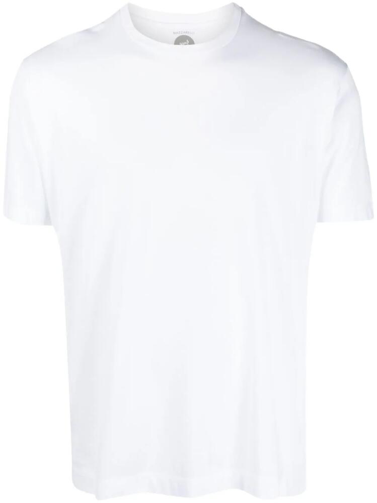 Mazzarelli round-neck short-sleeve T-shirt - White Cover