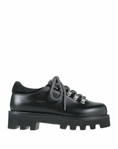 Proenza Schouler Woman Lace-up shoes Black Calfskin Cover