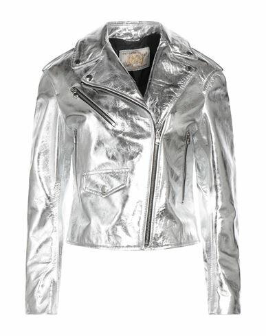 Vintage De Luxe Woman Jacket Silver Soft Leather Cover