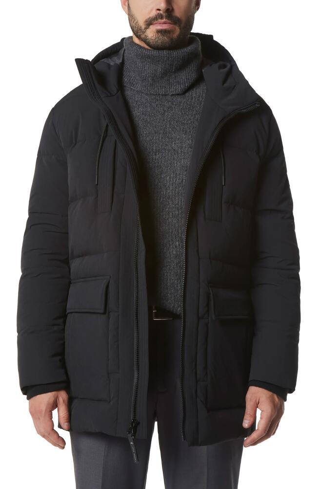 Marc New York Silverton Water Resistant Down & Feather Fill Jacket in Black Cover