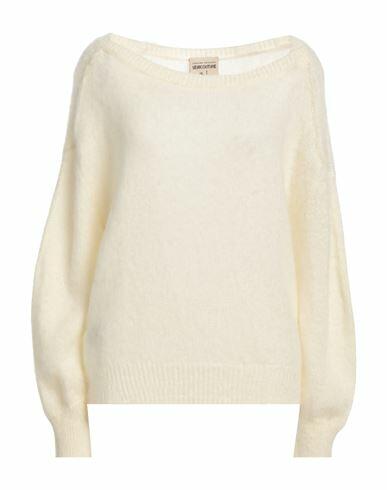 Semicouture Woman Sweater Ivory Alpaca wool, Mohair wool, Polyamide Cover