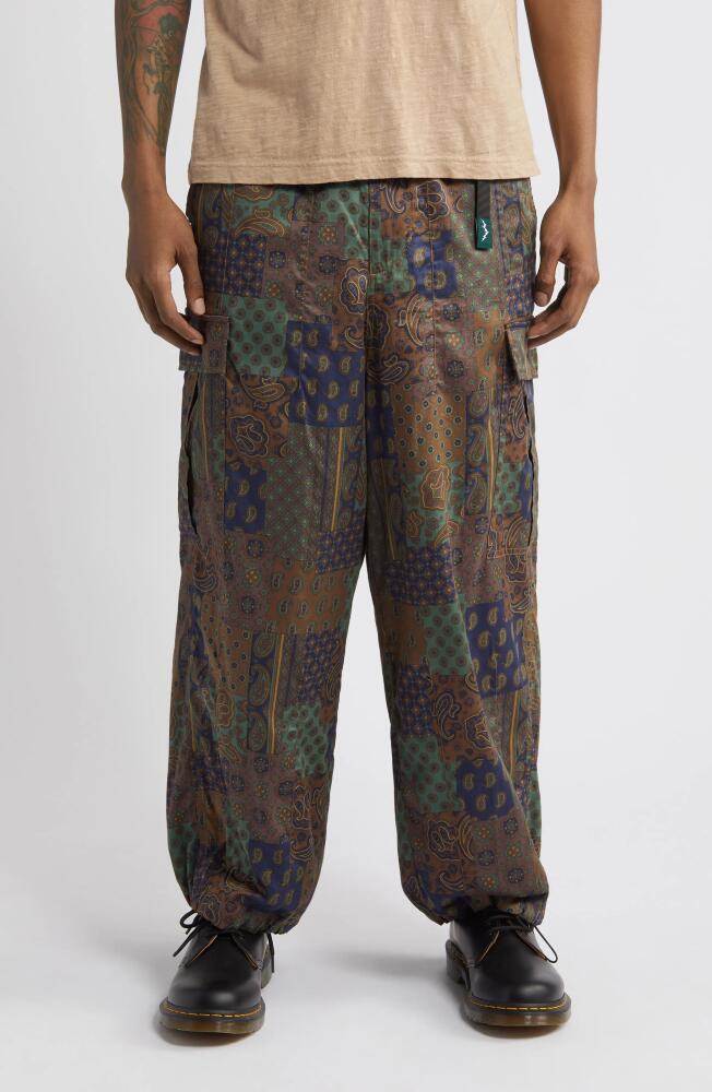 Afield Out Paisley Utility Pants in Green Cover