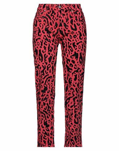 Department 5 Woman Pants Red Cotton, Elastane Cover