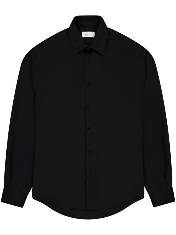 Laneus spread-collar shirt - Black Cover