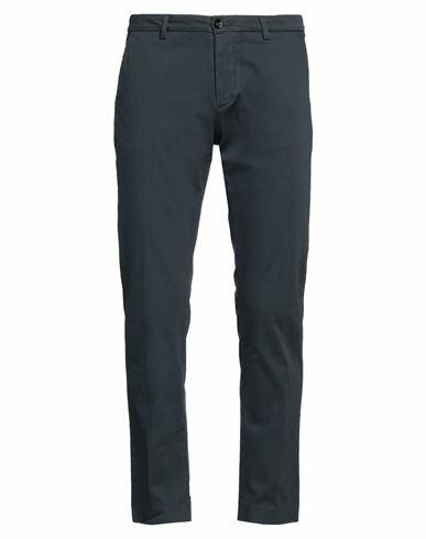 True Nyc Man Pants Midnight blue Cotton, Elastane Cover