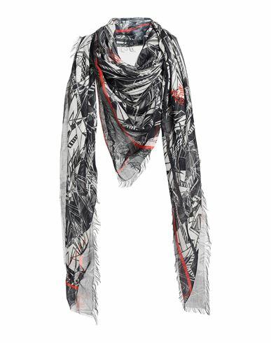 Patrizia Pepe Woman Scarf Black Modal, Cashmere Cover