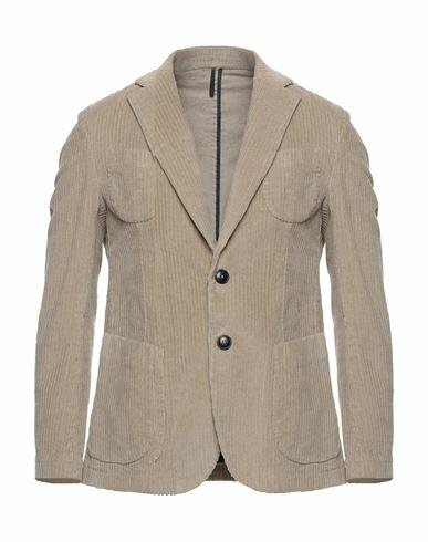 Domenico Tagliente Man Blazer Beige Cotton, Elastane Cover