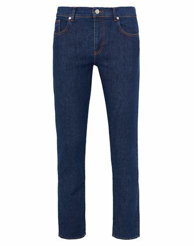 8 By Yoox Man Jeans Blue Organic cotton, Elastane Cover