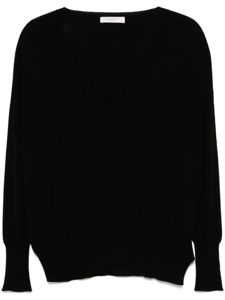 Zanone V-neck sweater - Black Cover