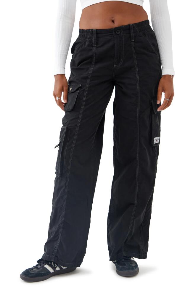 BDG Urban Outfitters Y2K Cotton Cargo Pants in Black Cover