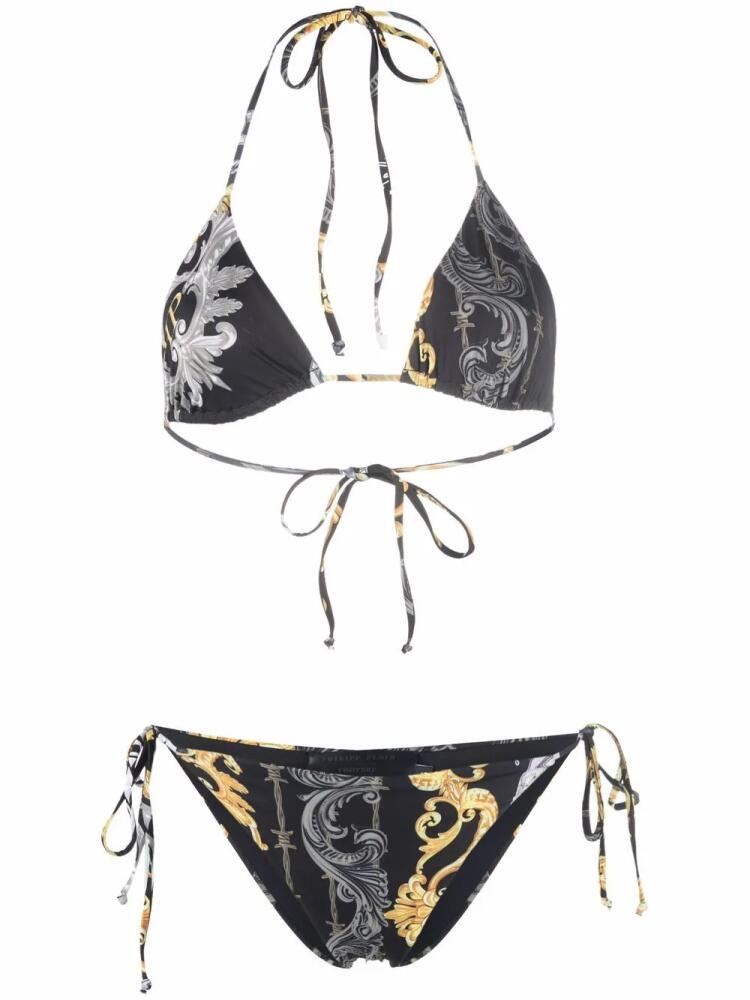 Philipp Plein Bikini Baroque two piece - Black Cover