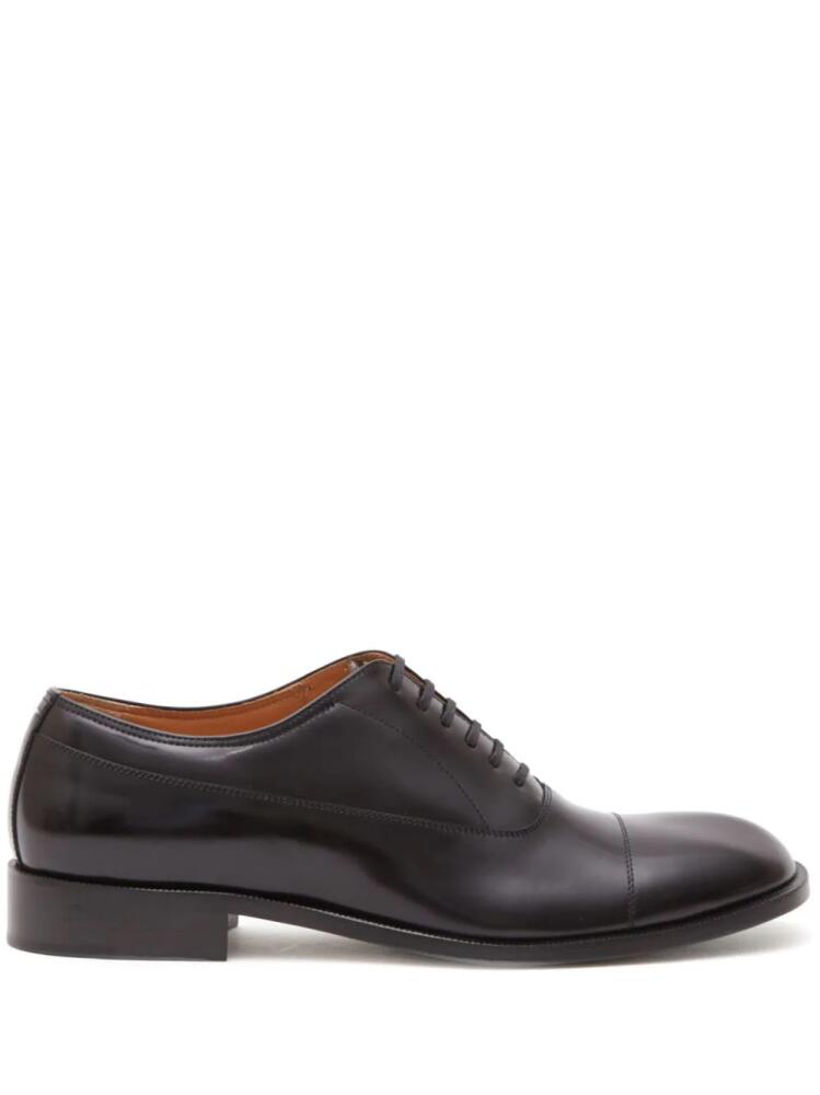 Maison Margiela waxed leather Oxford shoes - Black Cover