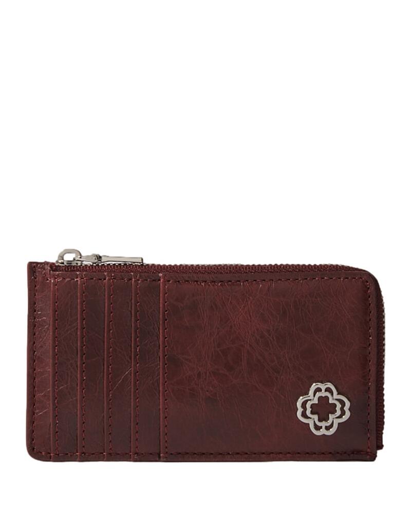 Maje Selma Leather Cardholder Cover