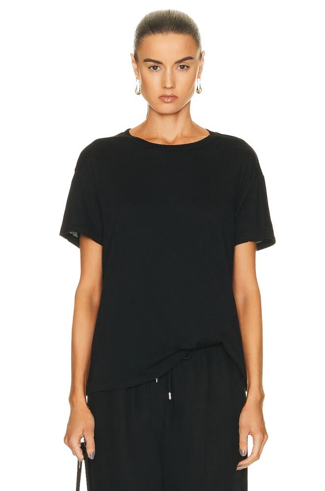 Eterne Short Sleeve Boyfriend Tee in Black Cover