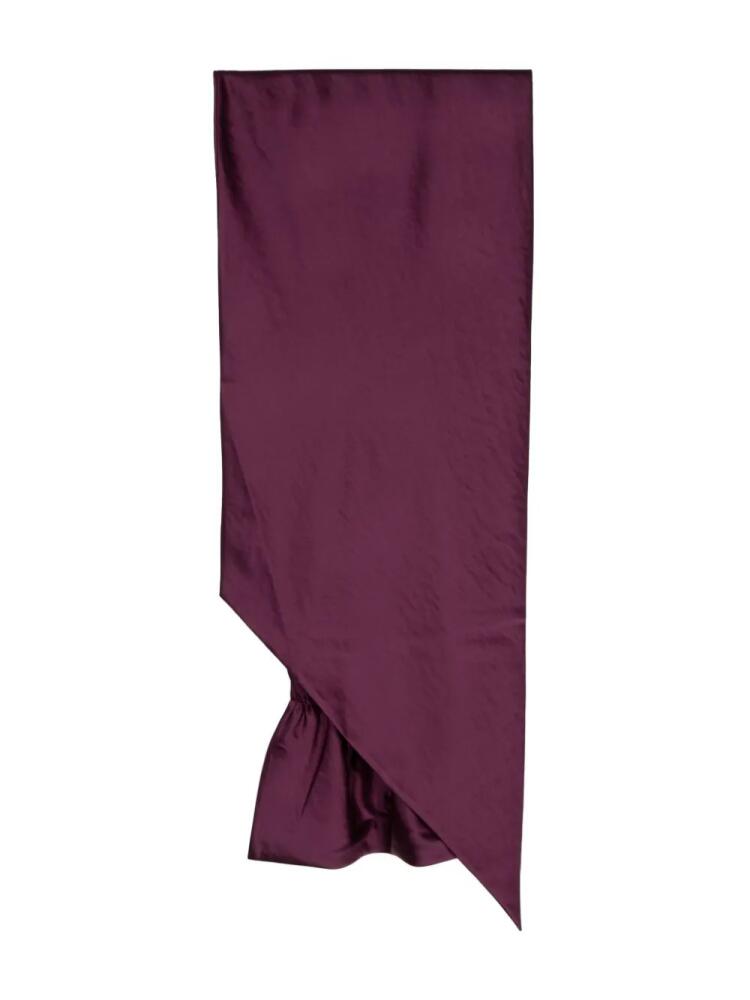 Forte Forte Contemporary duchesse scarf - Purple Cover