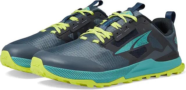 Altra Men's Lone Peak 8 (Black/Green) Men's Shoes Cover