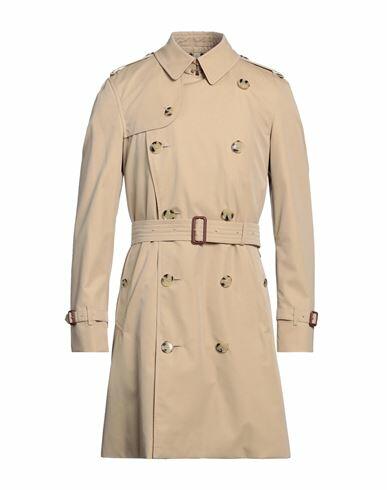 Burberry Man Overcoat & Trench Coat Camel Cotton Cover