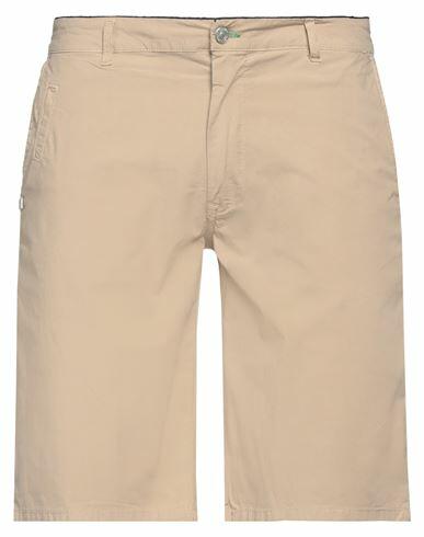 Grey Daniele Alessandrini Man Shorts & Bermuda Shorts Sand Cotton, Elastane Cover