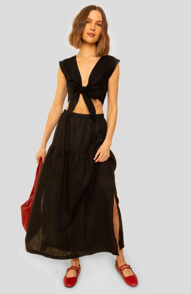 Whimsy + Row Millie Skirt in Black Cover