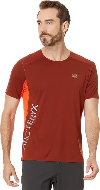 Arc'teryx Norvan Downword Logo Short Sleeve (Sequoia/Solaris 1) Men's Clothing Cover