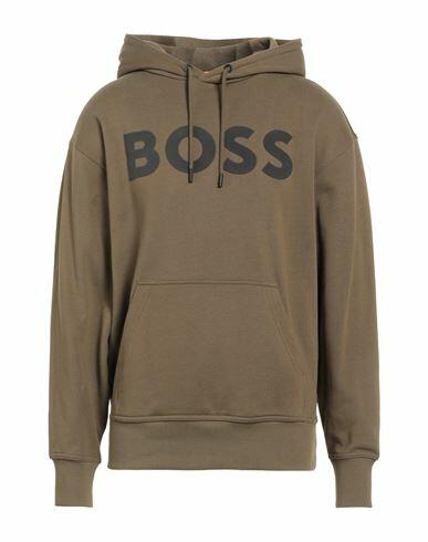 Boss Man Sweatshirt Military green Cotton Cover