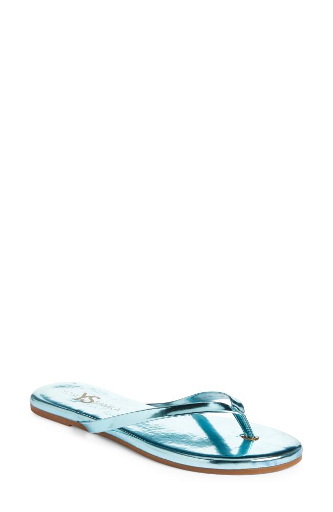 Yosi Samra Rivington Flip Flop in Blue Cover