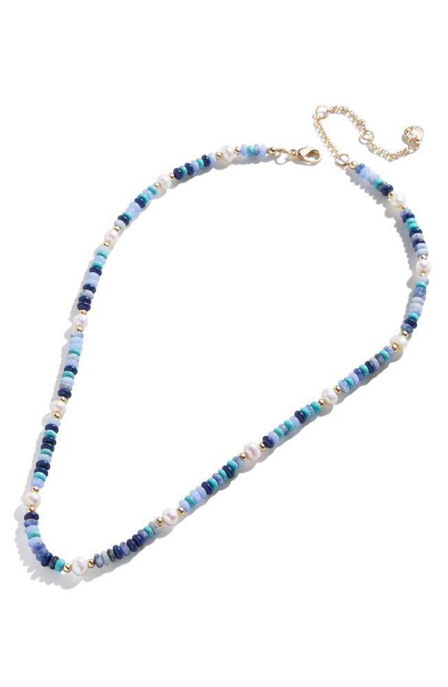 BaubleBar Kai Beaded Necklace in Blue Cover