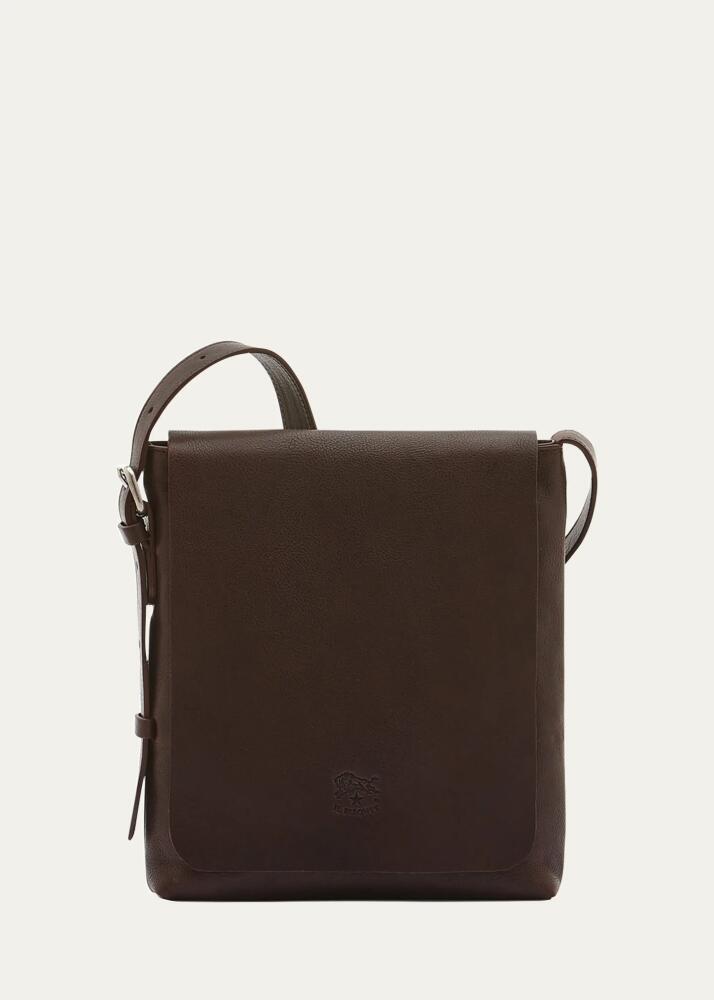 Il Bisonte Men's Brolio Leather Crossbody Bag Cover