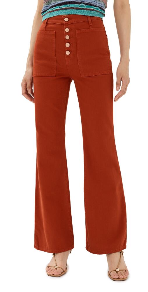 Ulla Johnson The Lou Jeans Red Ochre Wash Cover