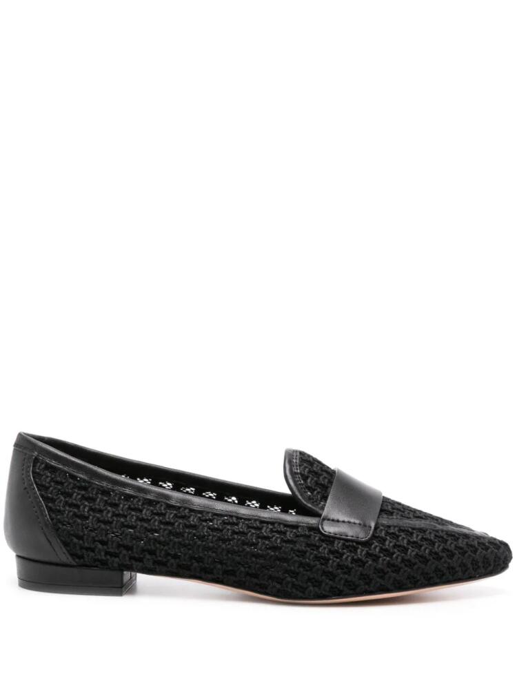 AGL Blanca Plots woven loafers - Black Cover