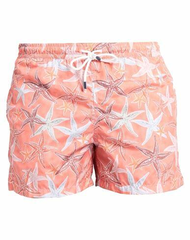 Fedeli Man Swim trunks Coral Recycled polyester Cover