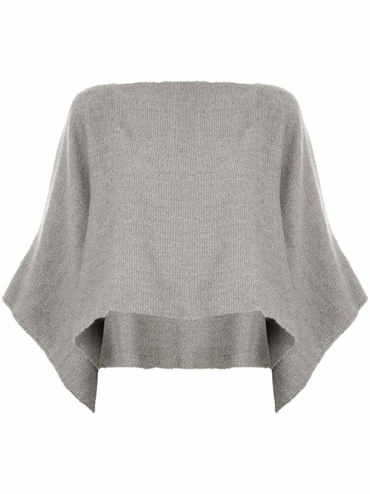 VOZ solid cropped jumper - Grey Cover