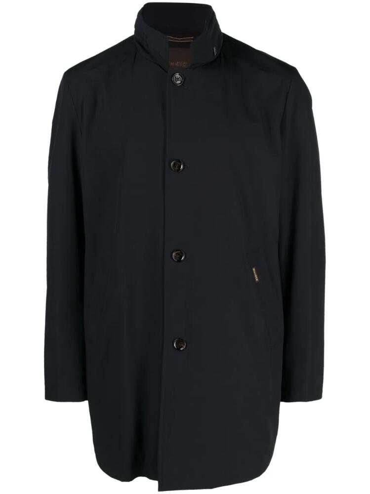 Moorer stand-up collar raincoat - Black Cover