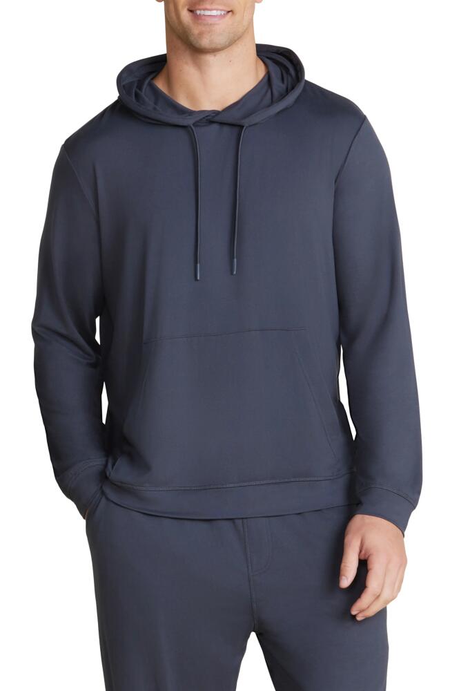 barefoot dreams Malibu Collection Butterchic Knit Hoodie in Indigo Cover